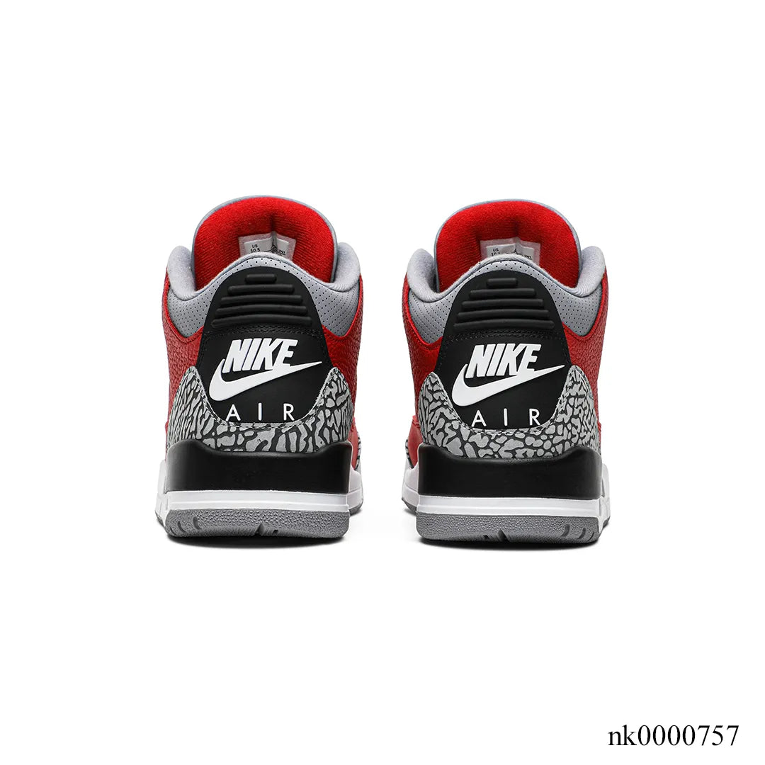 AJ 3 Retro SE Unite Fire Red Shoes Sneakers - nk0000757 image 3