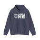ALL_I_NEED_IS Unisex Heavy Blend™ Hooded Sweatshirt - 4XL, Heather Sport Dark Navy image