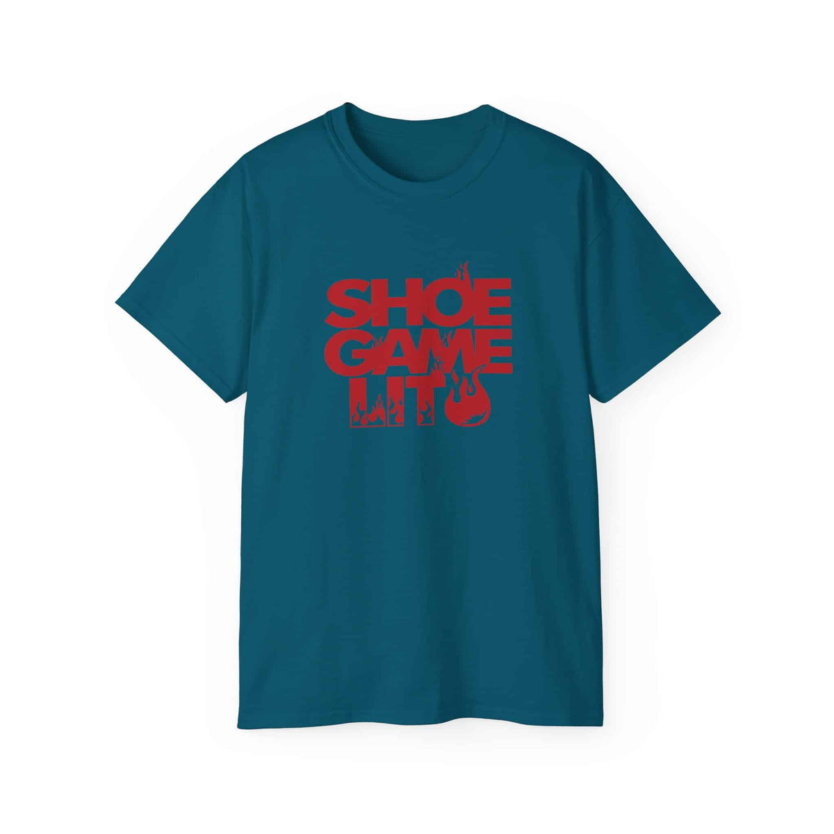 Graphic Print T-Shirt - POD0040 - L, Galapagos Blue image