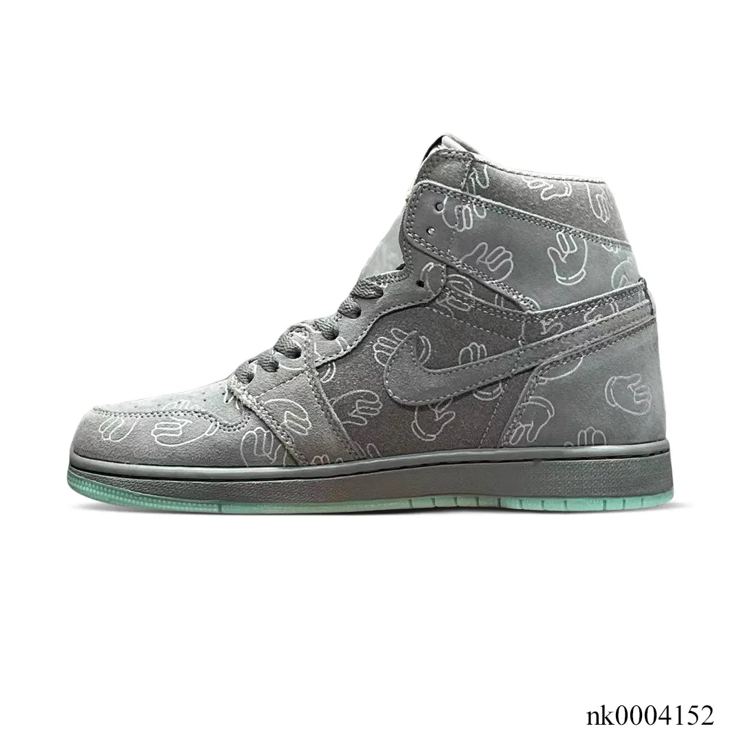 KAWS x AJ 1 High Cool Grey Shoes Sneakers - nk0004152 image 1