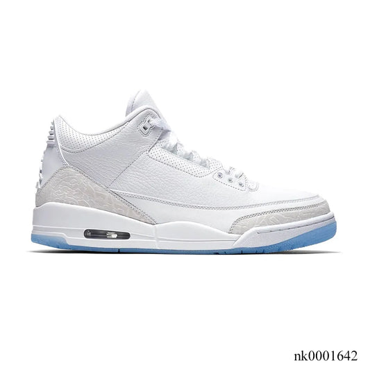 AJ 3 Pure White Shoes Sneakers - nk0001642 image 0