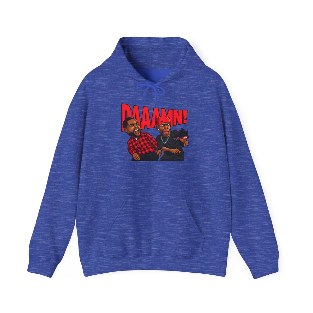 Graphic Print Hooded Sweatshirt - POD0035 image