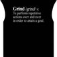 Grind Definition Unisex Garment-Dyed Muscle Tee image
