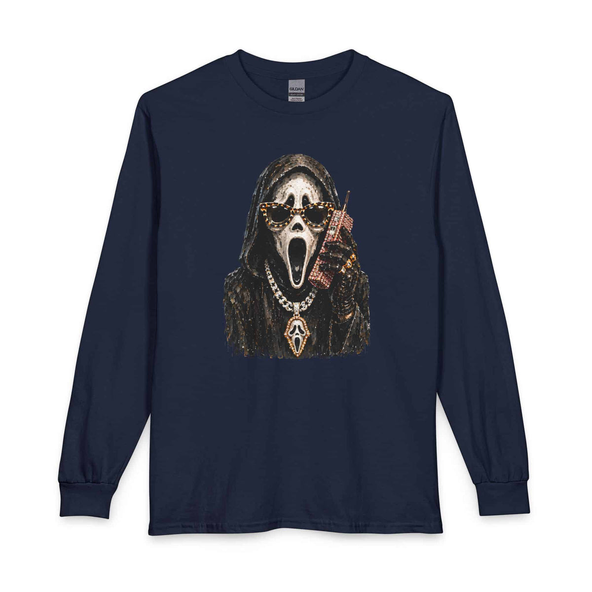 Halloween Ghostface Long Sleeve T-Shirt image