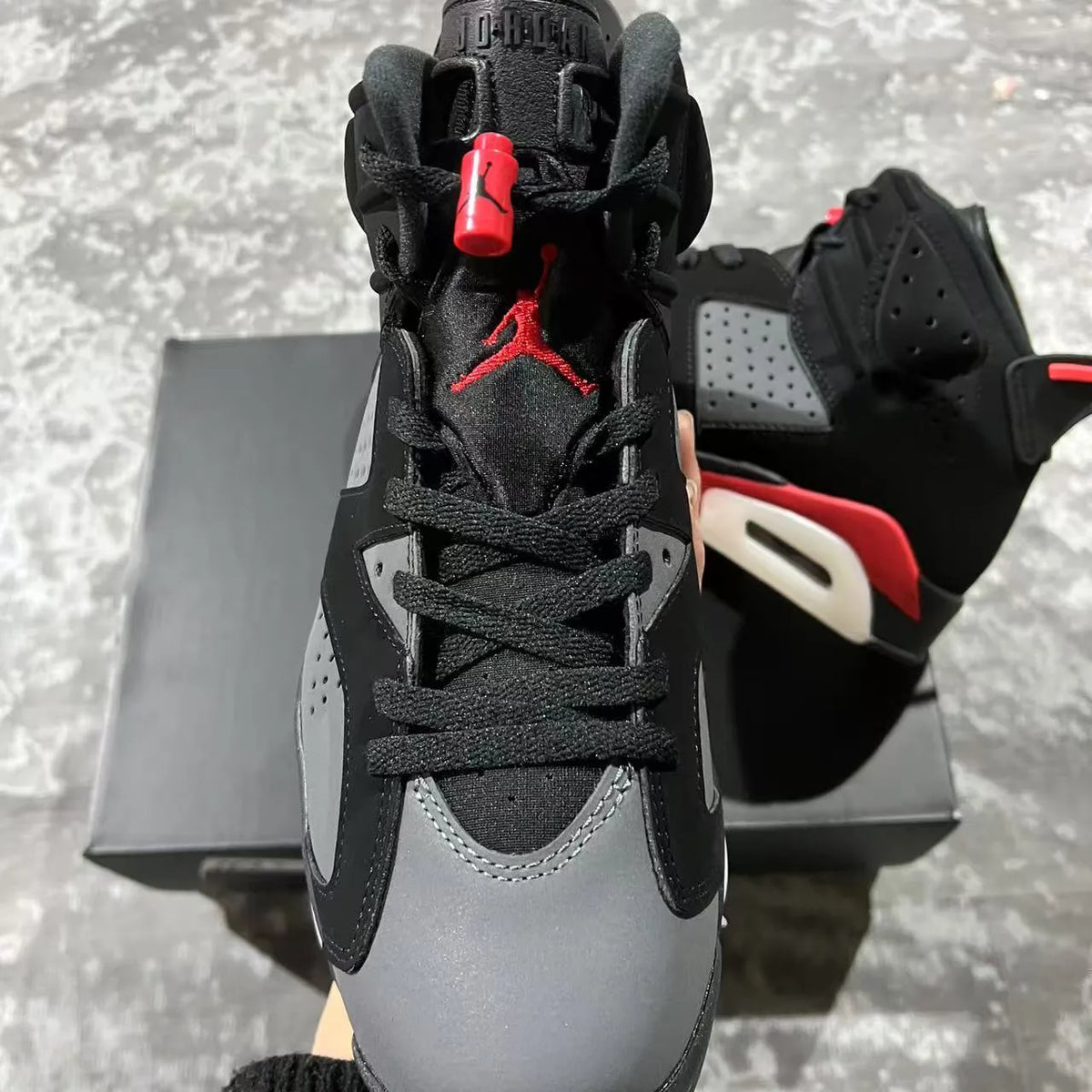 AJ 6 Fire Red Shoes Sneakers – nk0004367 image 6