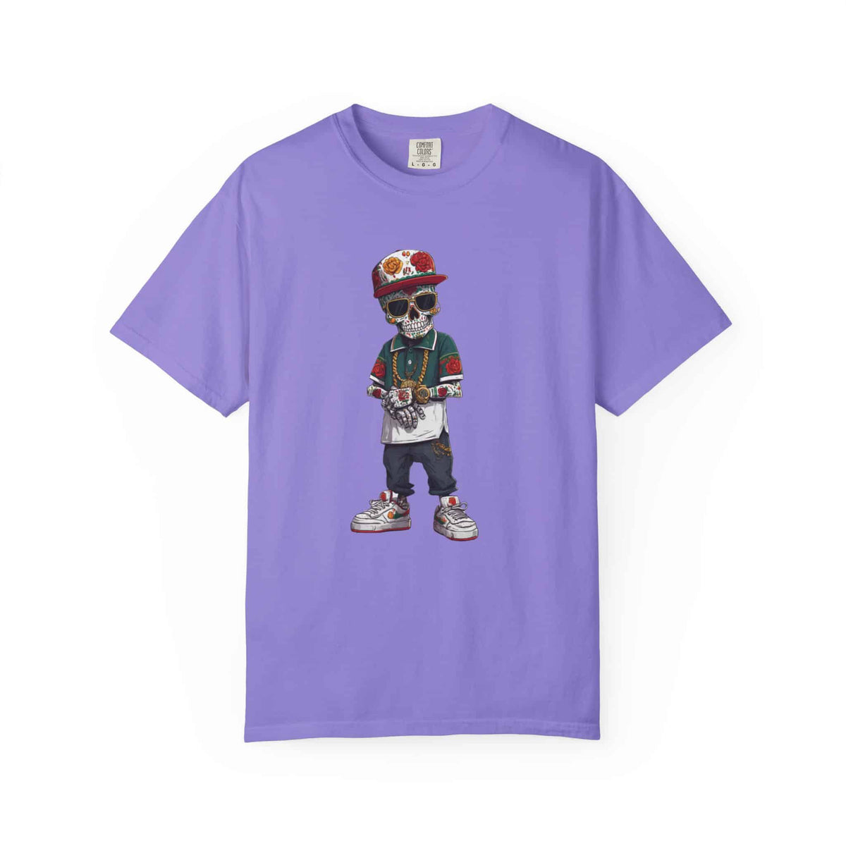 Skull Luxury Unisex Garment-Dyed T-shirt image