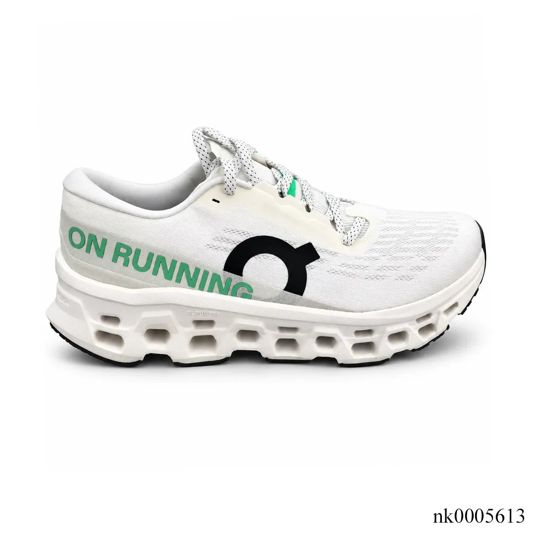 On Running Cloudmonster 3 Ivory / Ivory (White/Green) Shoes Sneakers - nk0005613 image 0