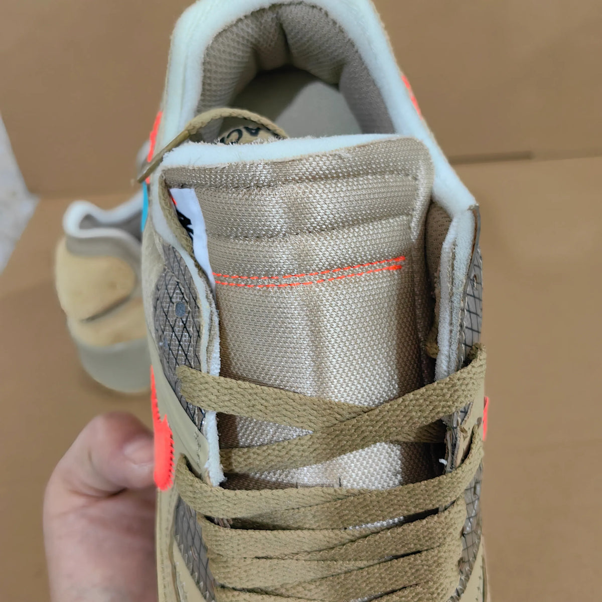 OW x AM 90 'Desert Ore' Shoes Sneakers – nk0004822 image 12