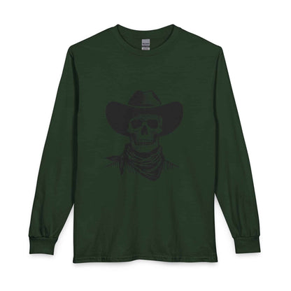 Outlaw Skull Long Sleeve T-Shirt image 16