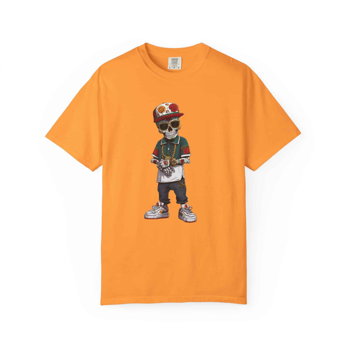 Skull Luxury Unisex Garment-Dyed T-shirt image