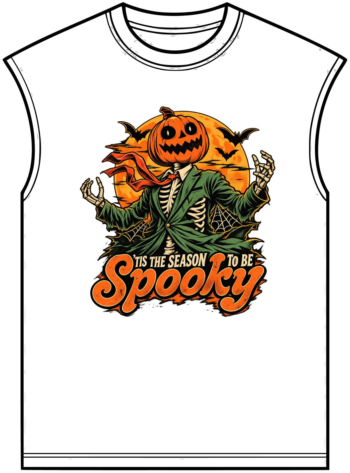 Spooky Season Unisex Garment-Dyed Muscle Tee image