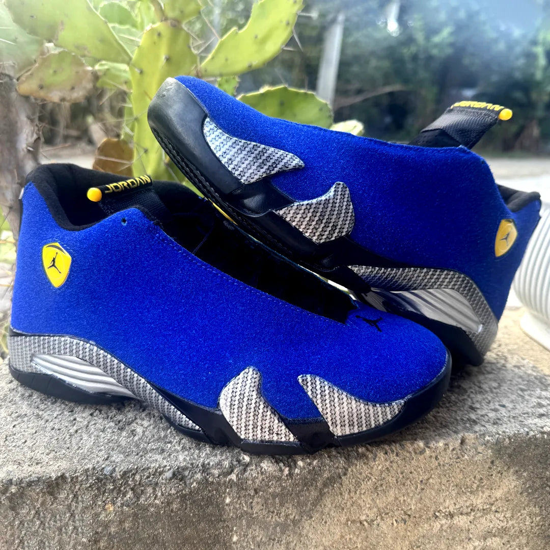 AJ 14 Ferrari Blue Shoes Sneakers - nk0004580 image 7