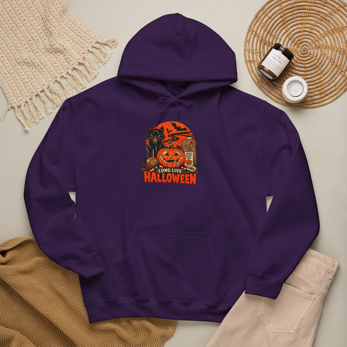 Midnight Cat Hooded Sweatshirt image 75