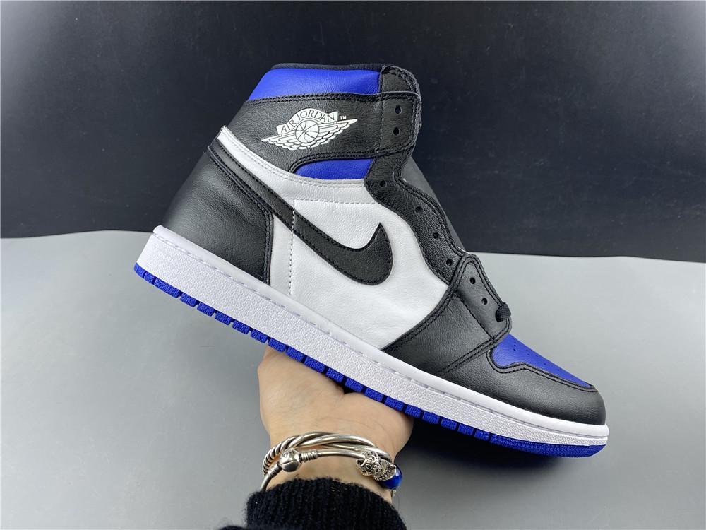 AJ 1 Retro High Black Game Royal Shoes Sneakers - nk0000685 image 4