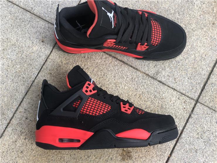 AJ 4 Retro Red Thunder Shoes Sneakers - nk0001682 image 8