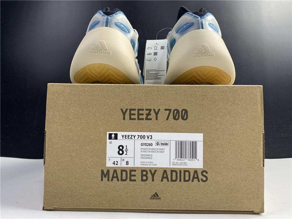 YzY 700 V3 Kyanite Shoes Sneakers - ad0000341 image 7