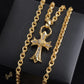 CH Cross Pendant Necklace - CH0047 - White image