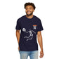 Halloween Basketball Skeleton Unisex Garment-Dyed T-shirt image 118
