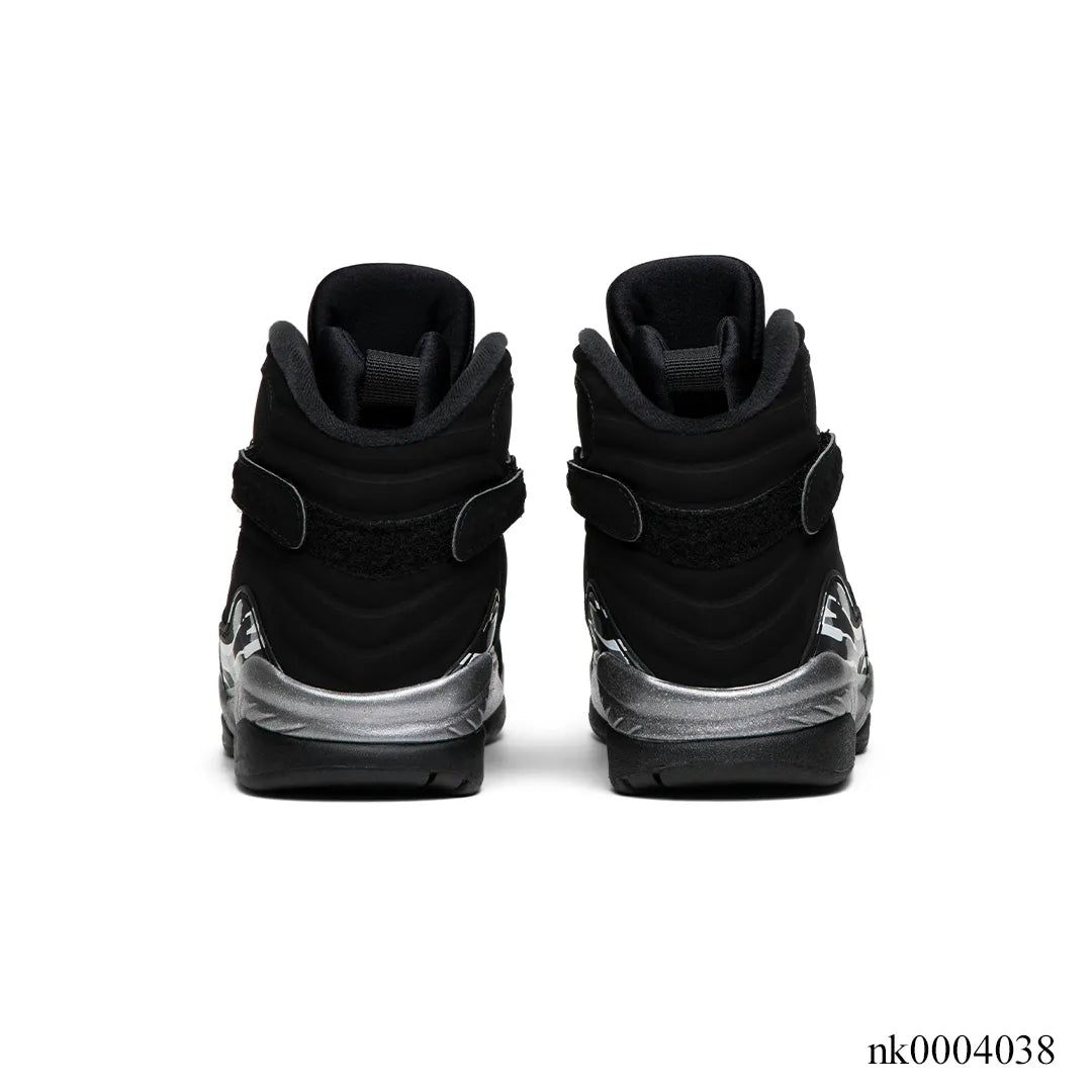 AJ 8 Black Chrome Shoes Sneakers – nk0004038 image 3
