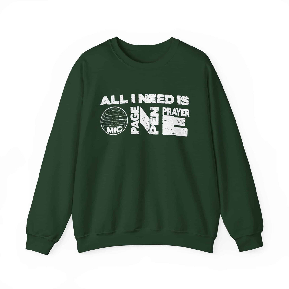 ALL_I_NEED_IS Crewneck Sweatshirt image