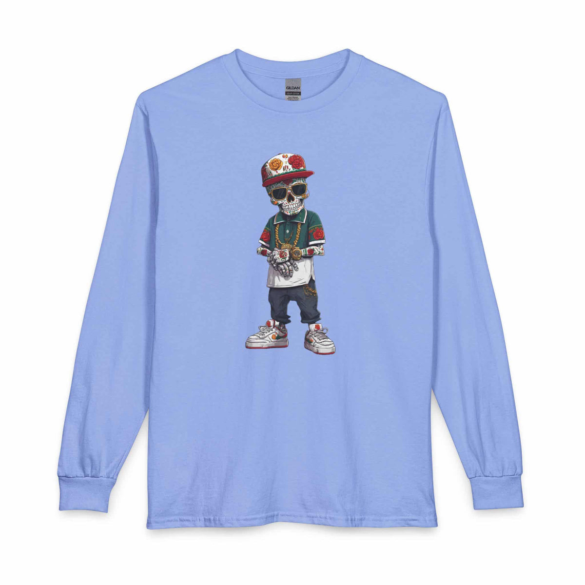 Skull Luxury Long Sleeve T-Shirt image