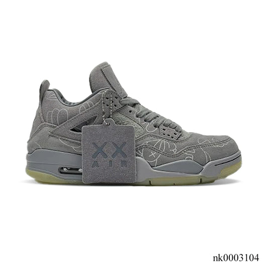 KAWS x AJ 4 Cool Grey Shoes Sneakers – nk0003104 image 0