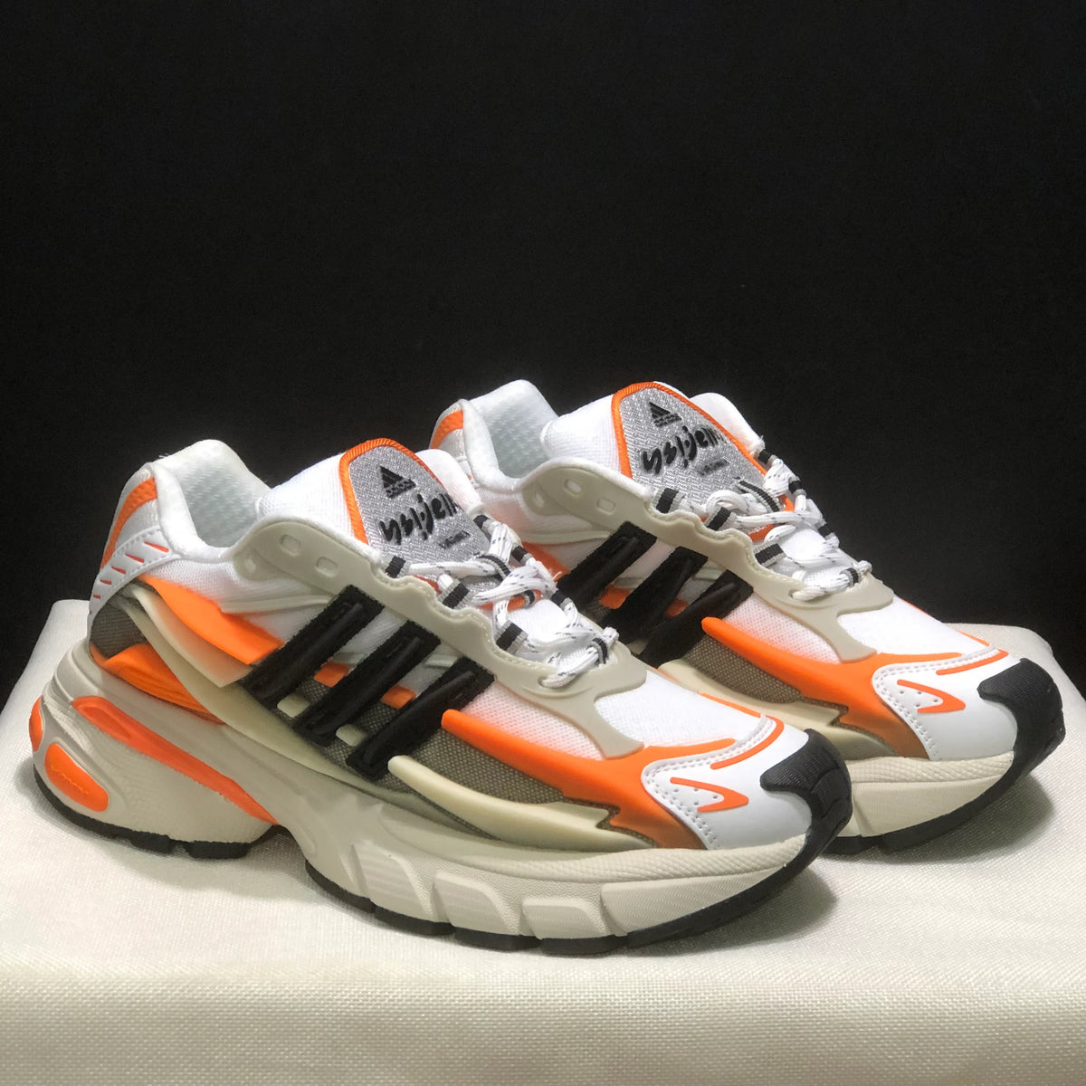 Pharrell x AD Adistar Jellyfish 'Focus Olive Orange' Shoes Sneakers - nk0004965 image 9