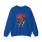 Graphic Print Crewneck Sweatshirt - POD0038 image