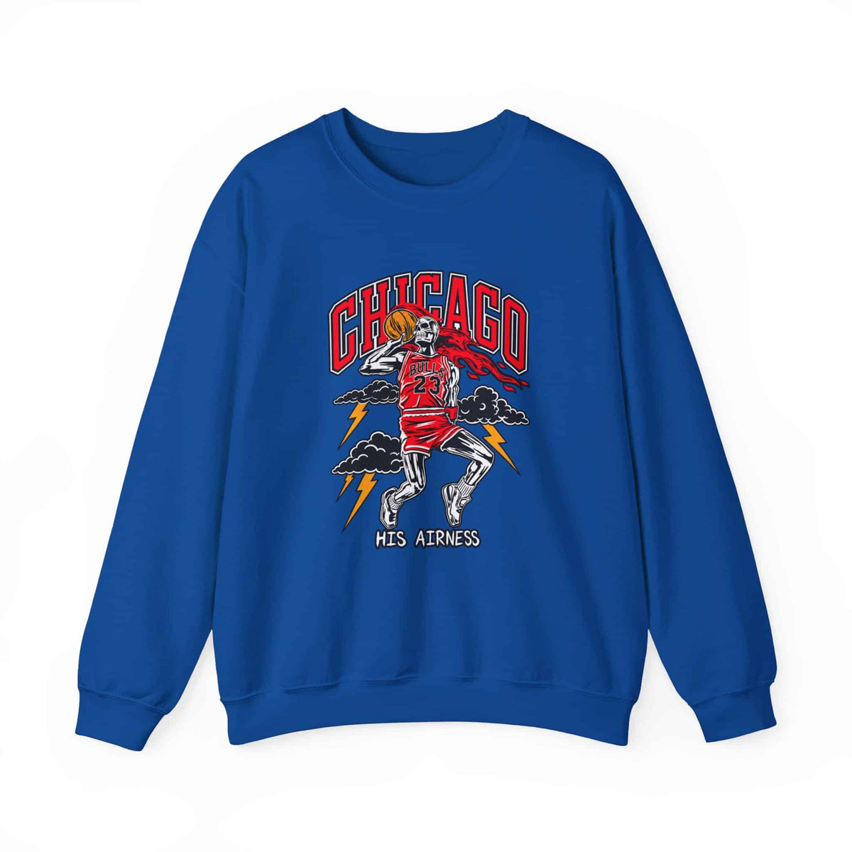 Graphic Print Crewneck Sweatshirt - POD0038 image