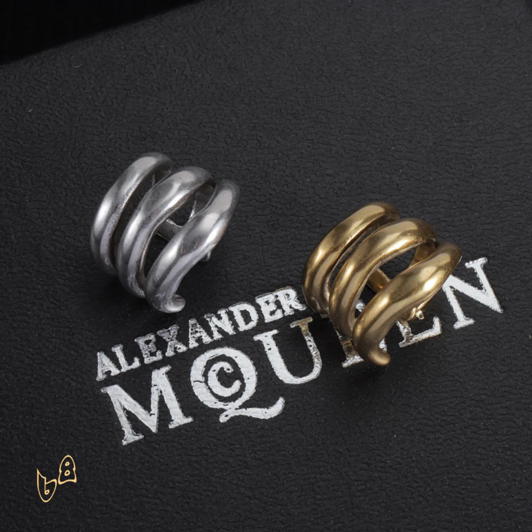 McQueen Multi Hoop Ear Cuffs - MCQ0018 image 5