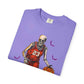 Halloween Basketball Unisex Garment-Dyed T-shirt image 44