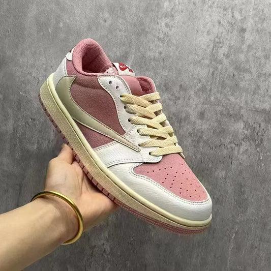 Travis Scott x AJ 1 Low OG Shy Pink Shoes Sneakers - nk0004048 image 2