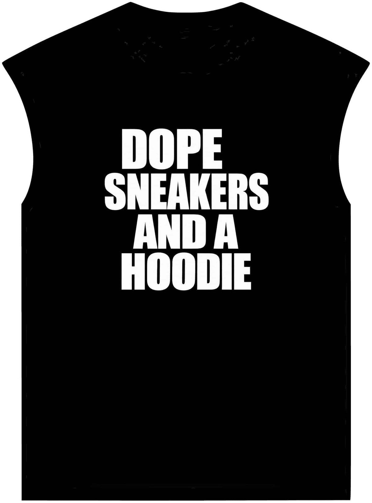 Graphic Print Unisex Garment-Dyed Muscle Tee – POD0036 image