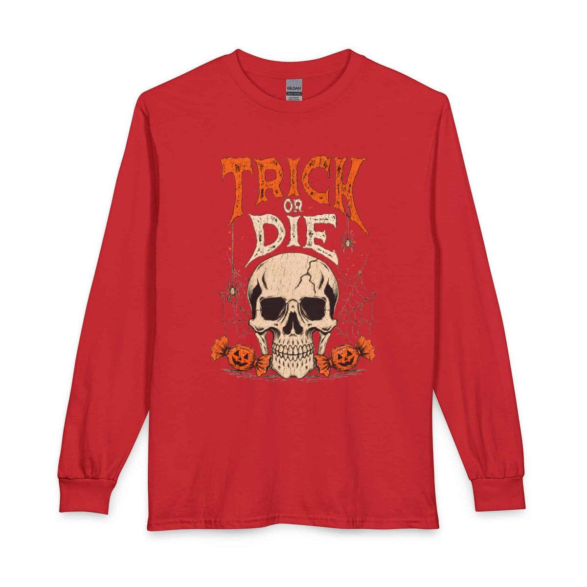 TRICK OR DIE Long Sleeve T-Shirt image