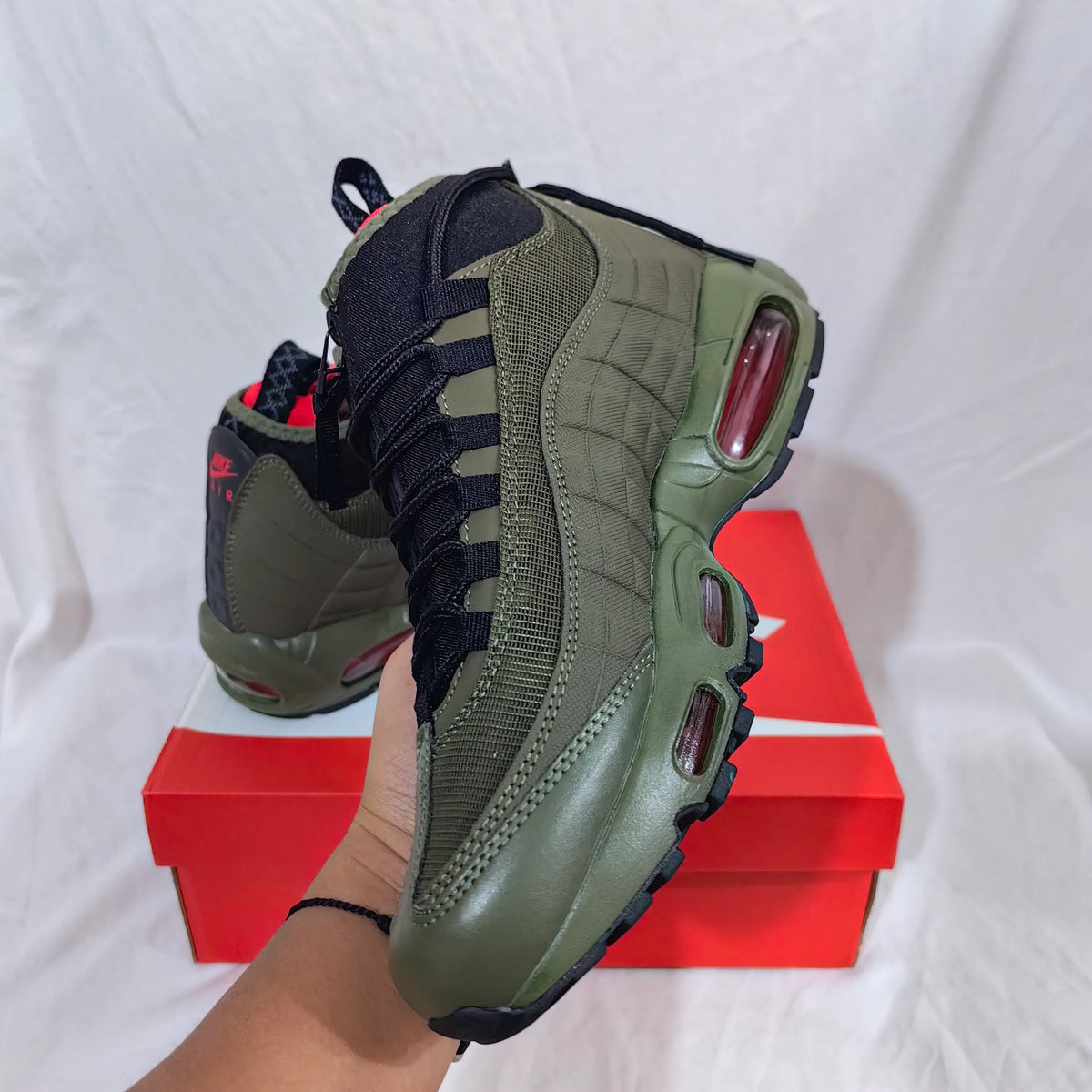 AM 95 Sneakerboot  Dark Loden/Cargo Khaki Shoes Sneakers - nk0005234 image 13