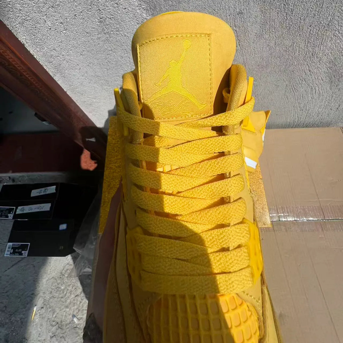 Nigel Sylvester x AJ 4 ‘Yellow Bricks’ Shoes Sneakers - nk0005424 image 8