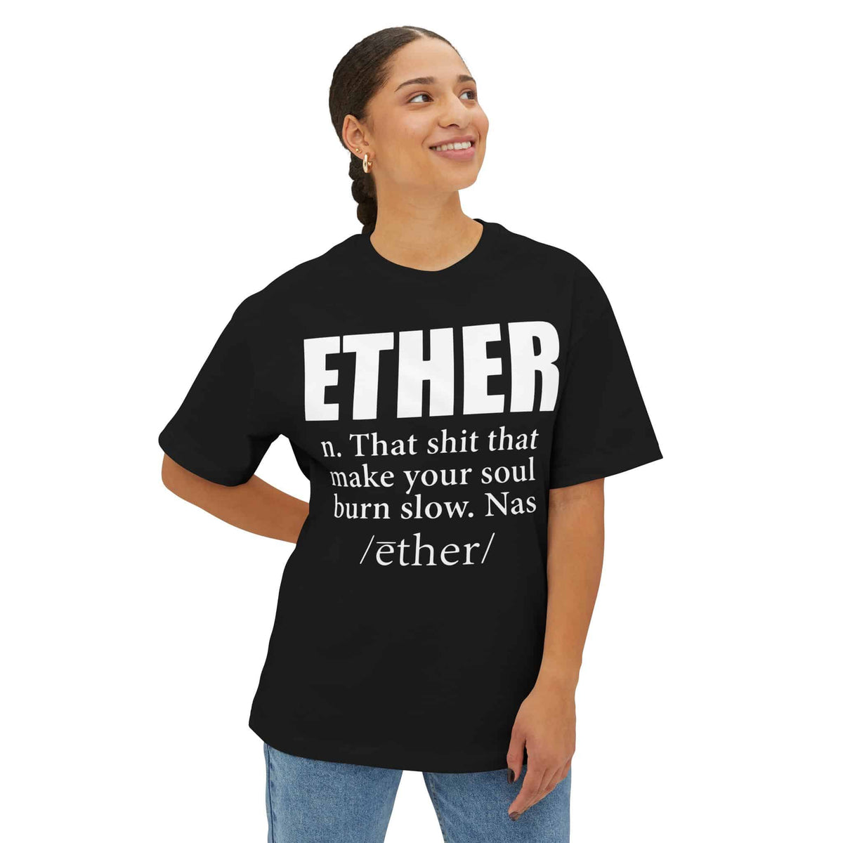 Ether Unisex Oversized Boxy Tee image 3