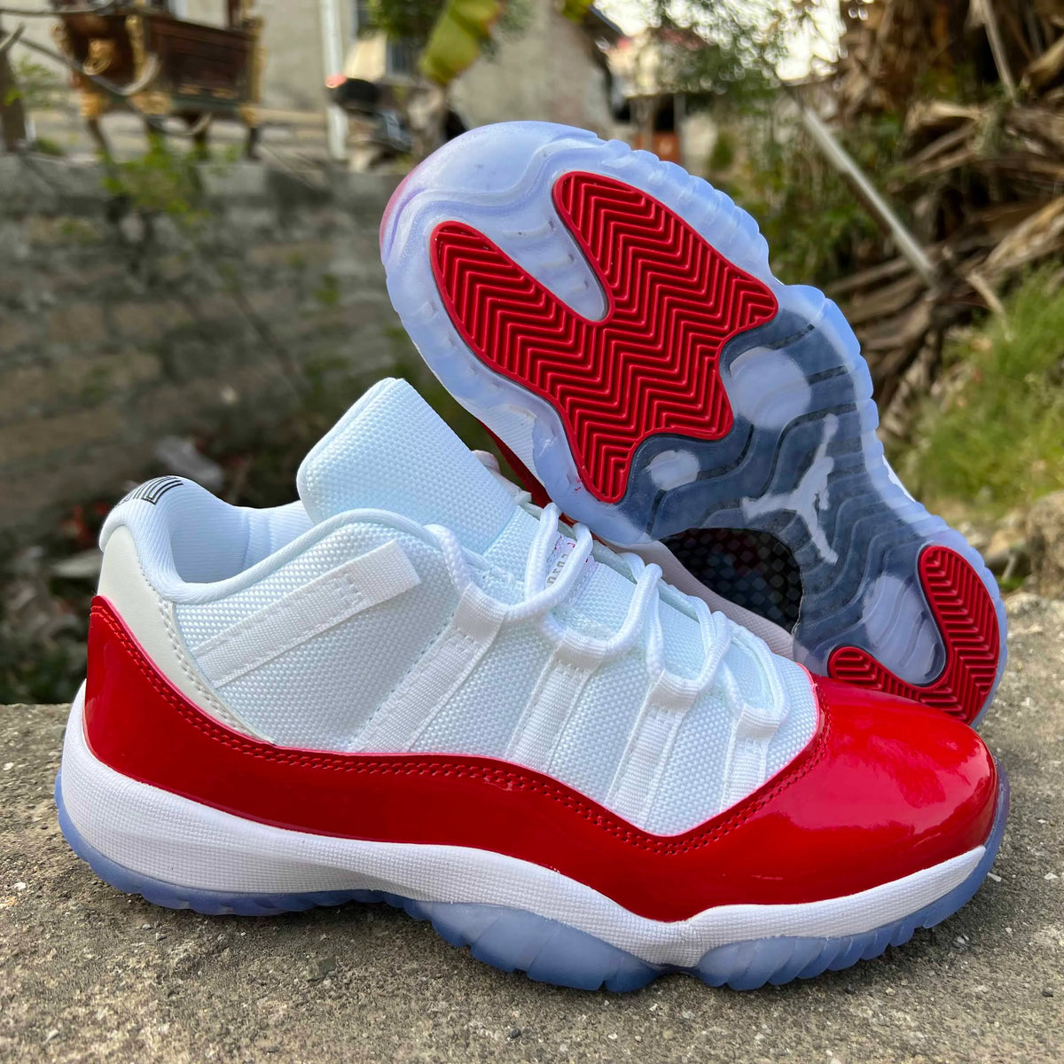 AJ 11 Retro Low Varsity Red/ Cherry Shoes Sneakers – nk0004061 image 4