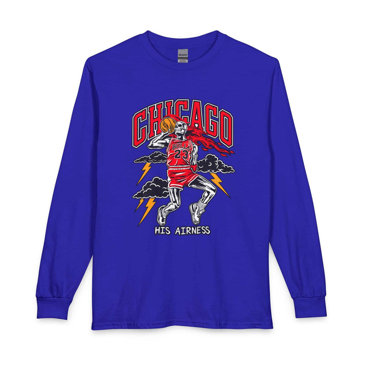 Graphic Print Long Sleeve T-Shirt - POD0038 image