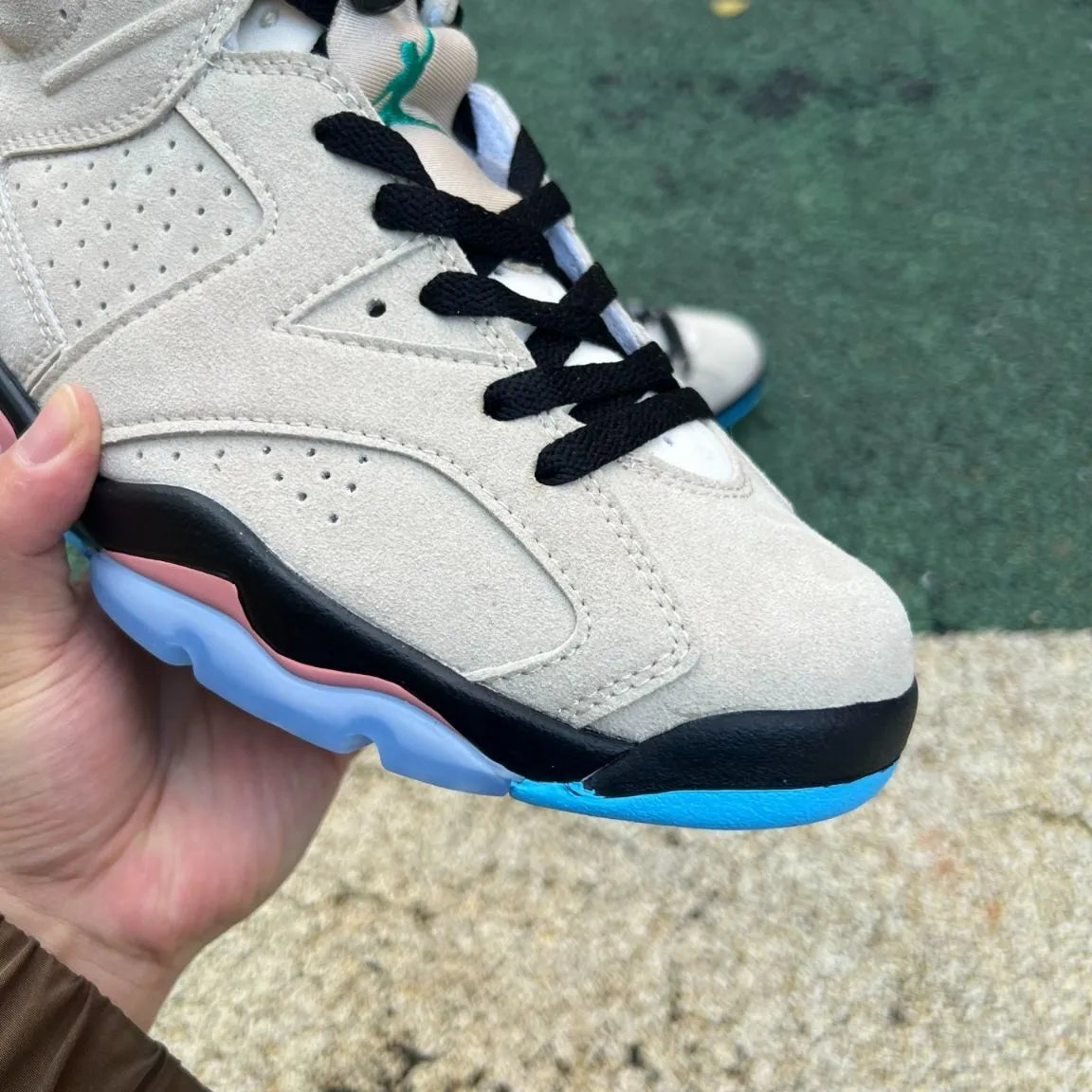A Ma Maniere x AJ 6 SP Sail Shoes Sneakers - nk0004757 image 7