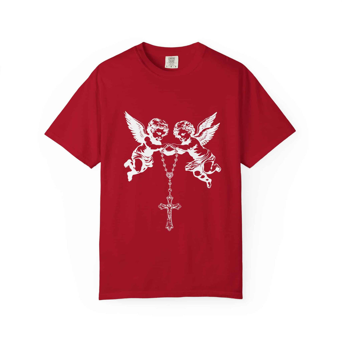 Heavenly Guardians Unisex Garment-Dyed T-shirt image