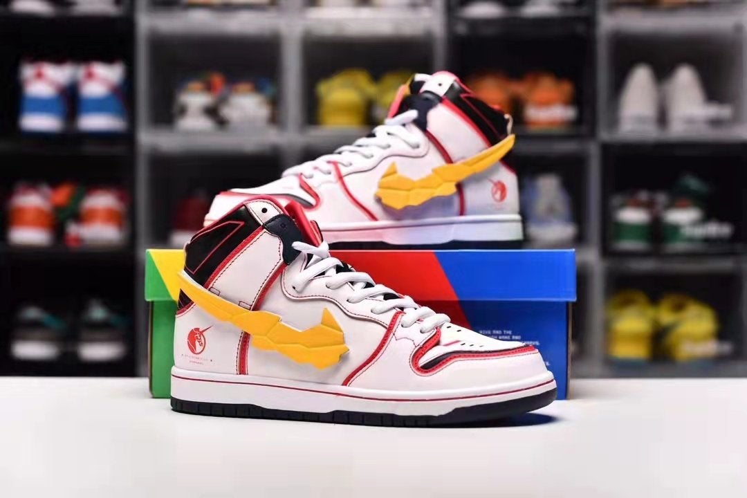 SB Dunk High Project Unicorn RX-0 x Gundam Shoes Sneakers - nk0001773 image 4
