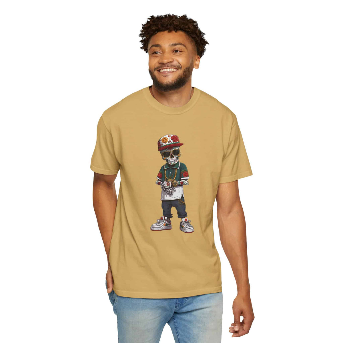 Skull Luxury Unisex Garment-Dyed T-shirt image 35