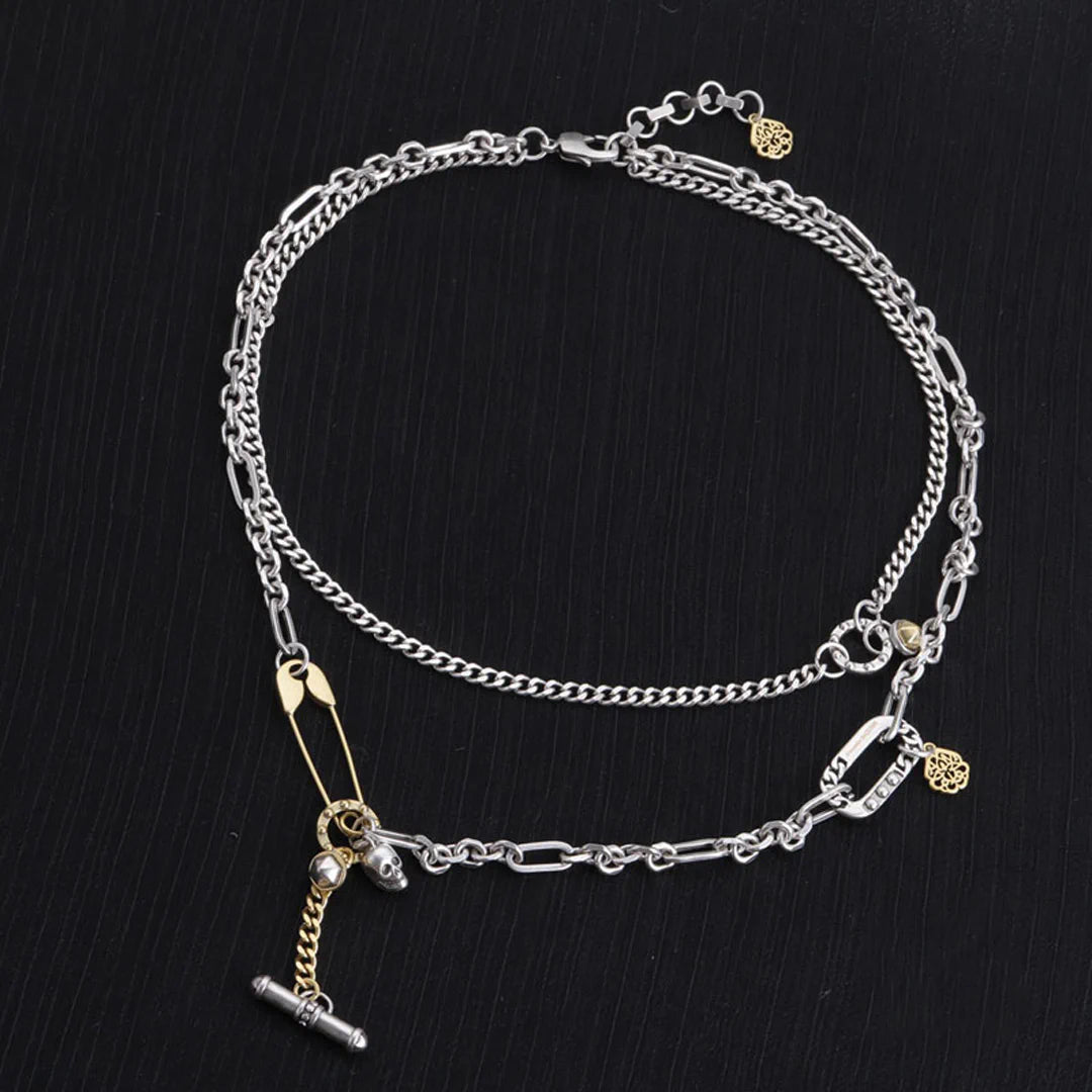 McQueen Safety Pin Necklace - MC0006 image 0