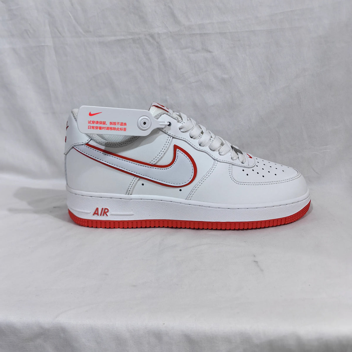 AF 1 Low White Picante Red Shoes Sneakers - nk0003173 image 13