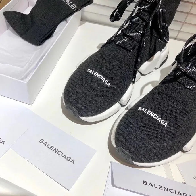 BLCG Speed 2.0 Lace-Up Black White Shoes Sneakers - bl0000007 image 9