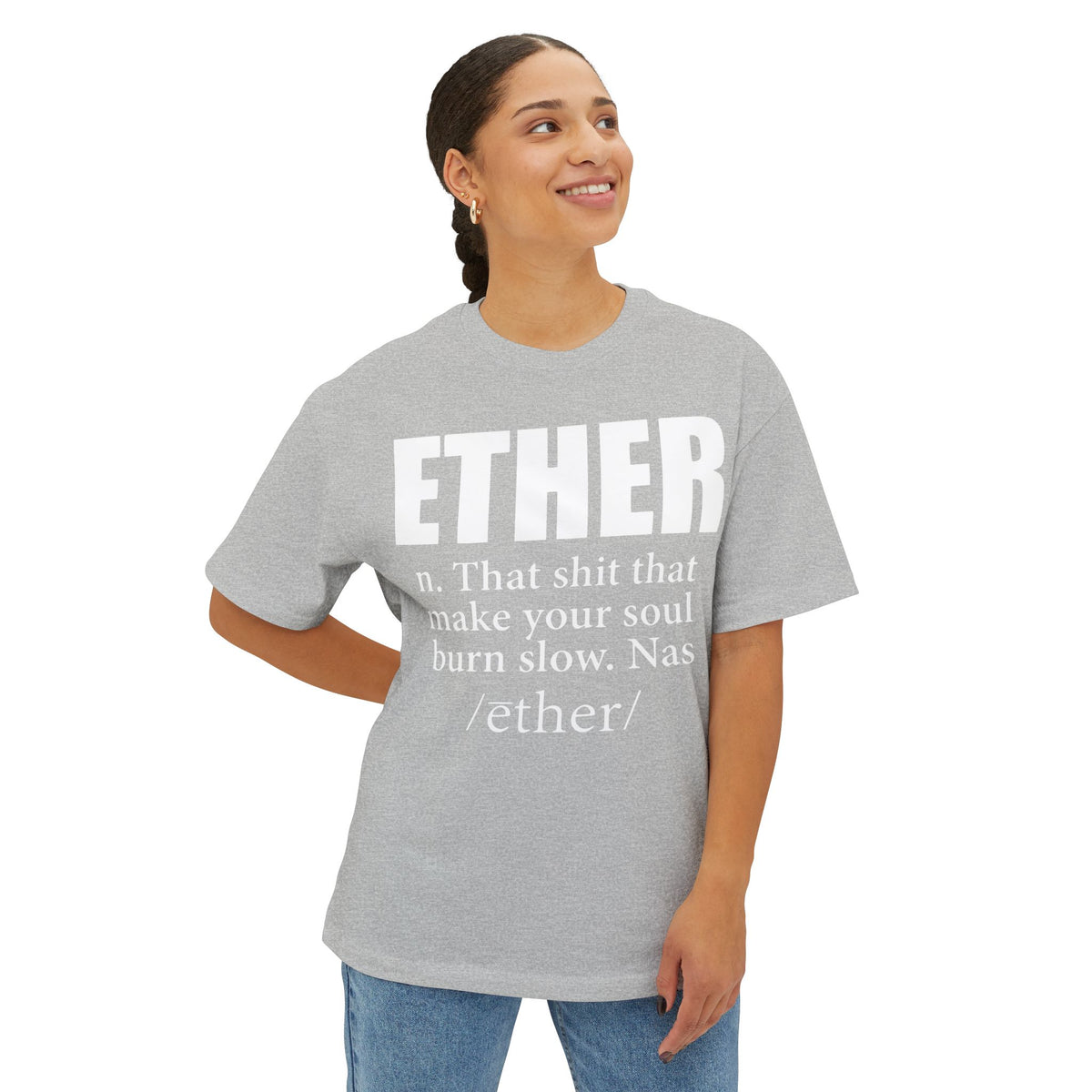 Ether Unisex Oversized Boxy Tee image 27