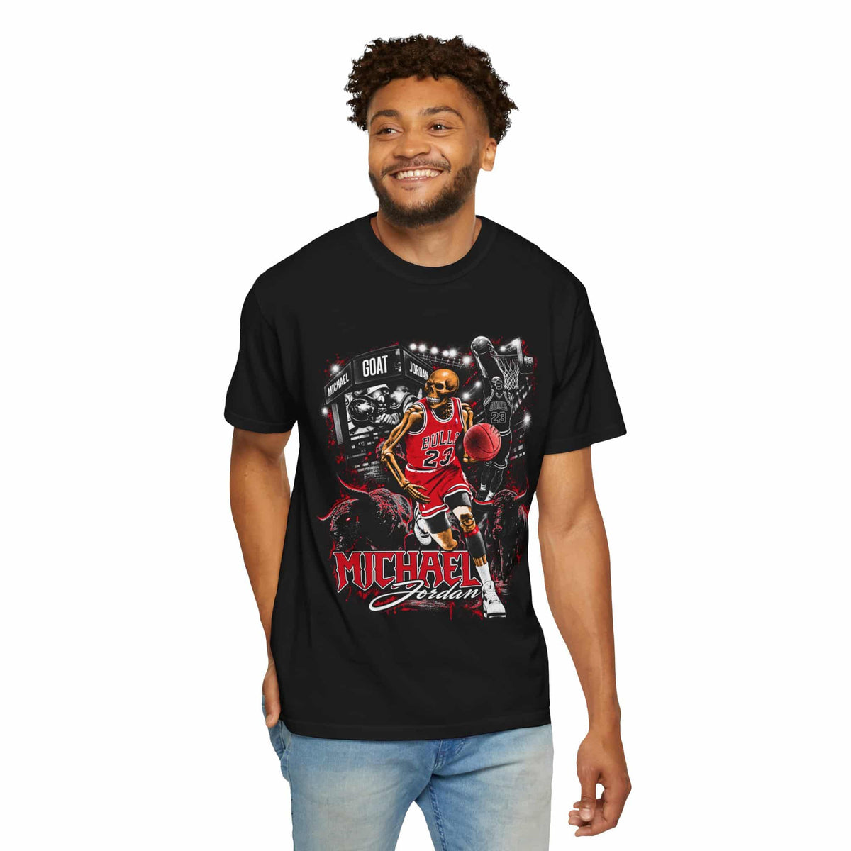 Chicago Legend 23 Unisex Garment-Dyed T-shirt image 5