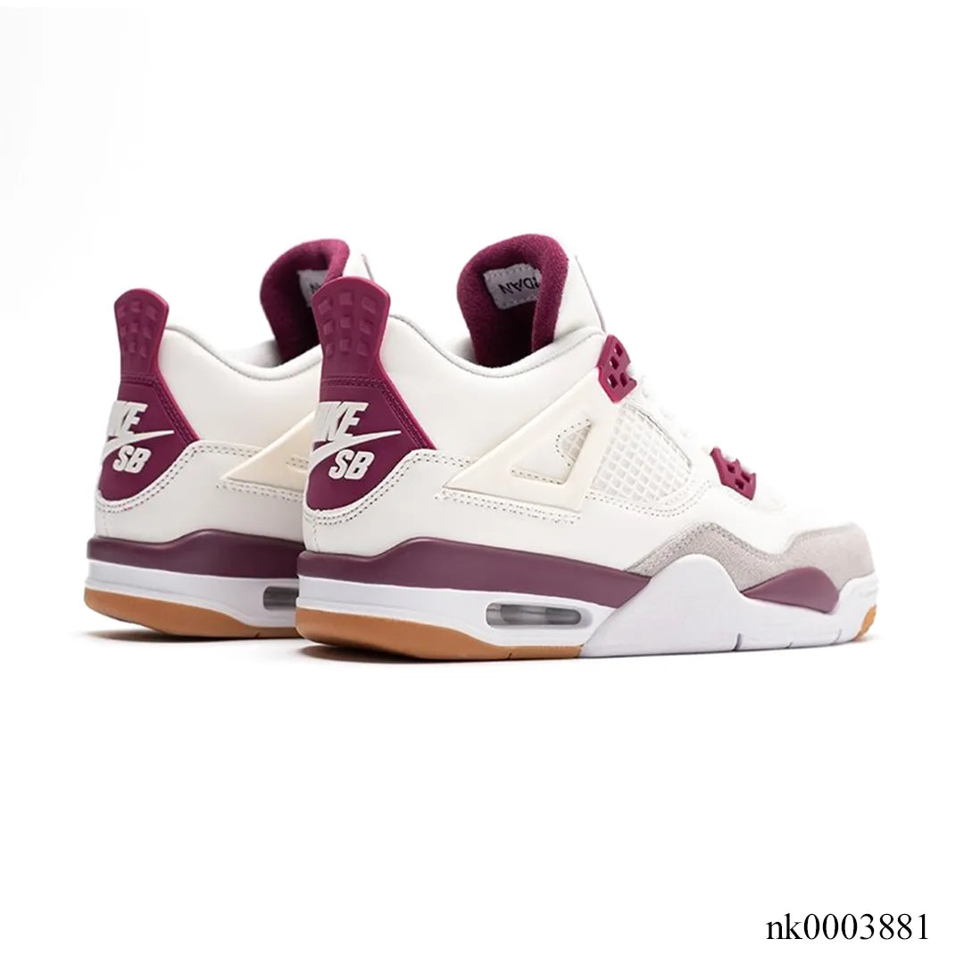 AJ 4 SB Sapphire White Purple Shoes Sneakers – nk0003881 image 4
