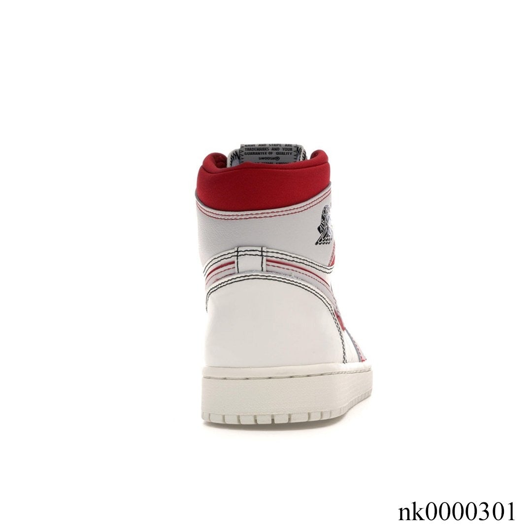 AJ 1 Retro High Phantom Gym Red Shoes Sneakers - nk0000301 image 4